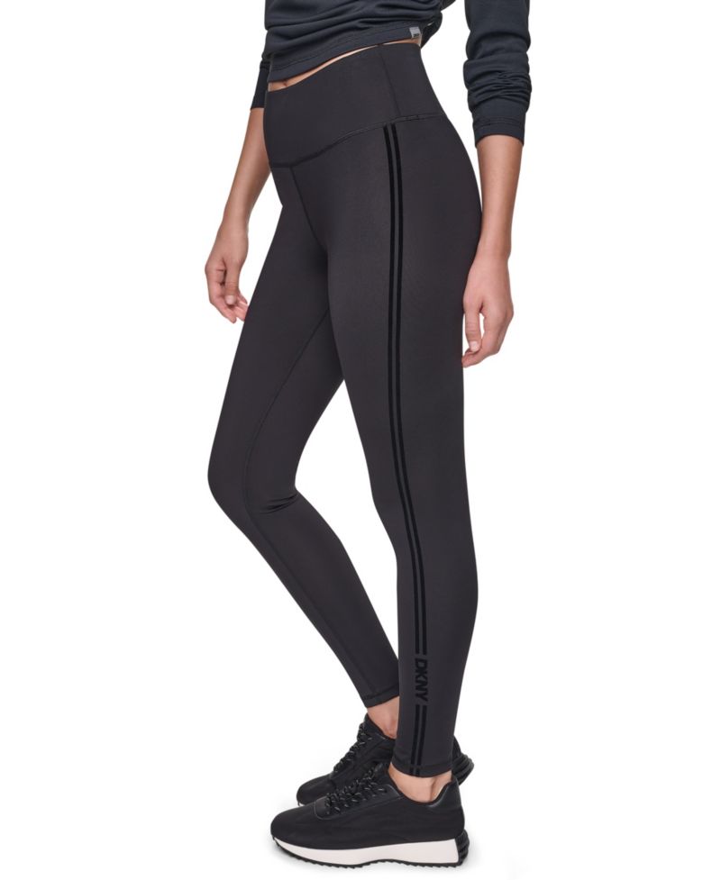 Women's Flocked Subtle Shine High-Waist 7/8 Legging