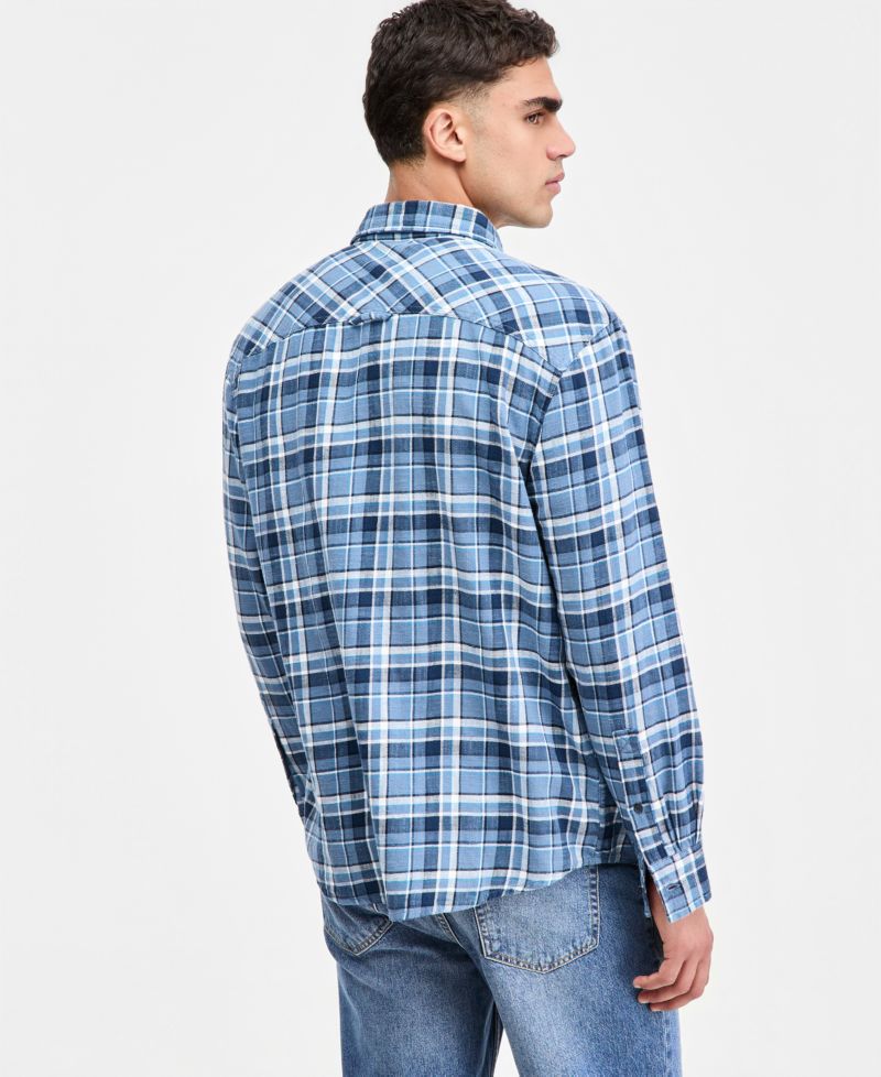 Men's Dexter Plaid Long-Sleeve Shirt
