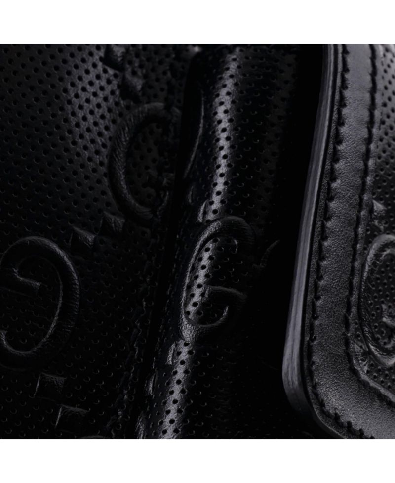 Front Pocket Belt Bag GG Embossed Perforated Leather