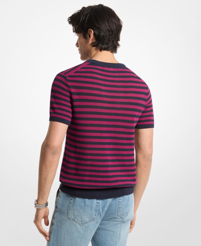 Men's Slim-Fit Crewneck Cotton T-Shirt