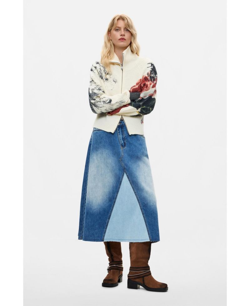 Women's Floral knit jacket