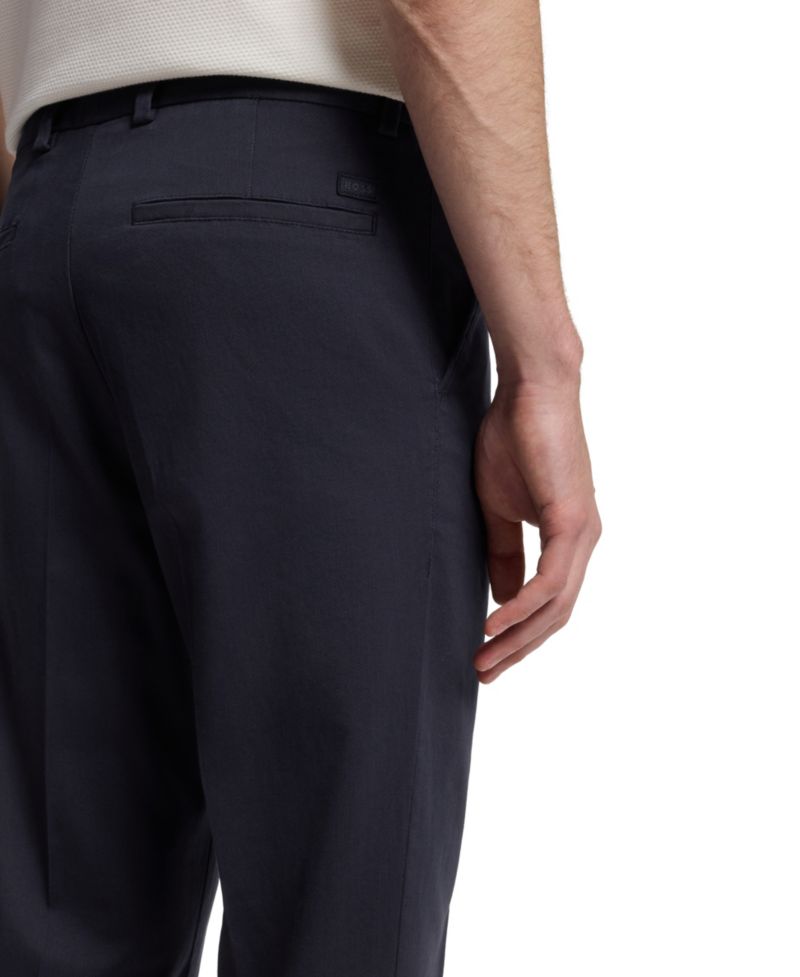 Men's Stretch Cotton-Blend Twill Modern-Fit Pants