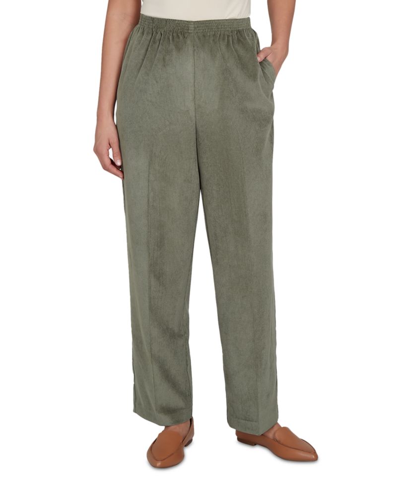 Women's Corduroy Elasticband Waist Pants