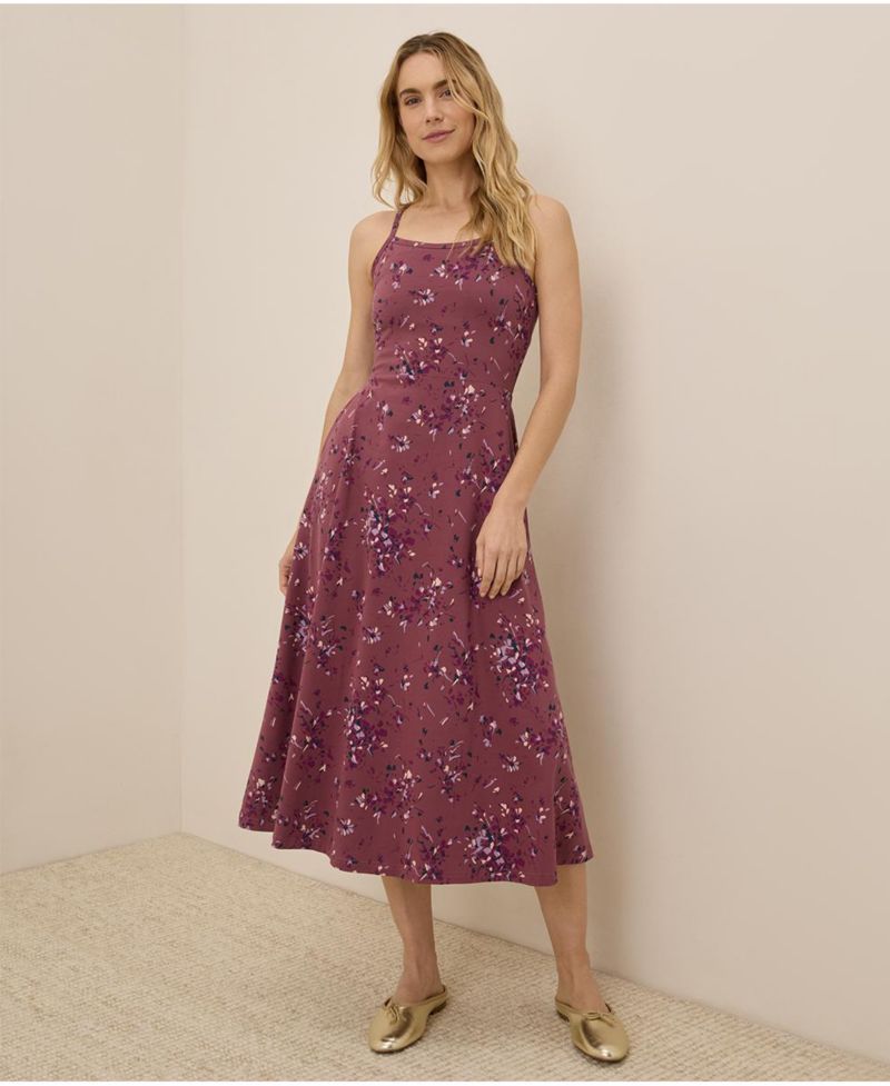 Women's Fit & Flare Midi Dress