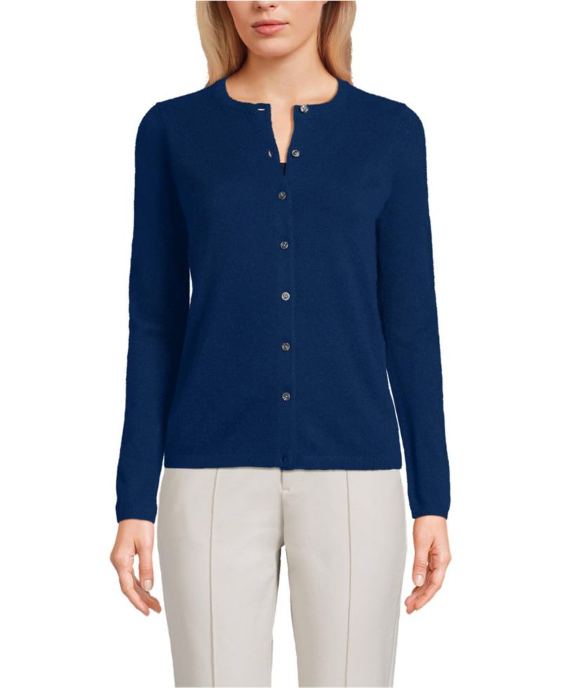 Women's Tall Classic Cashmere Cardigan Sweater