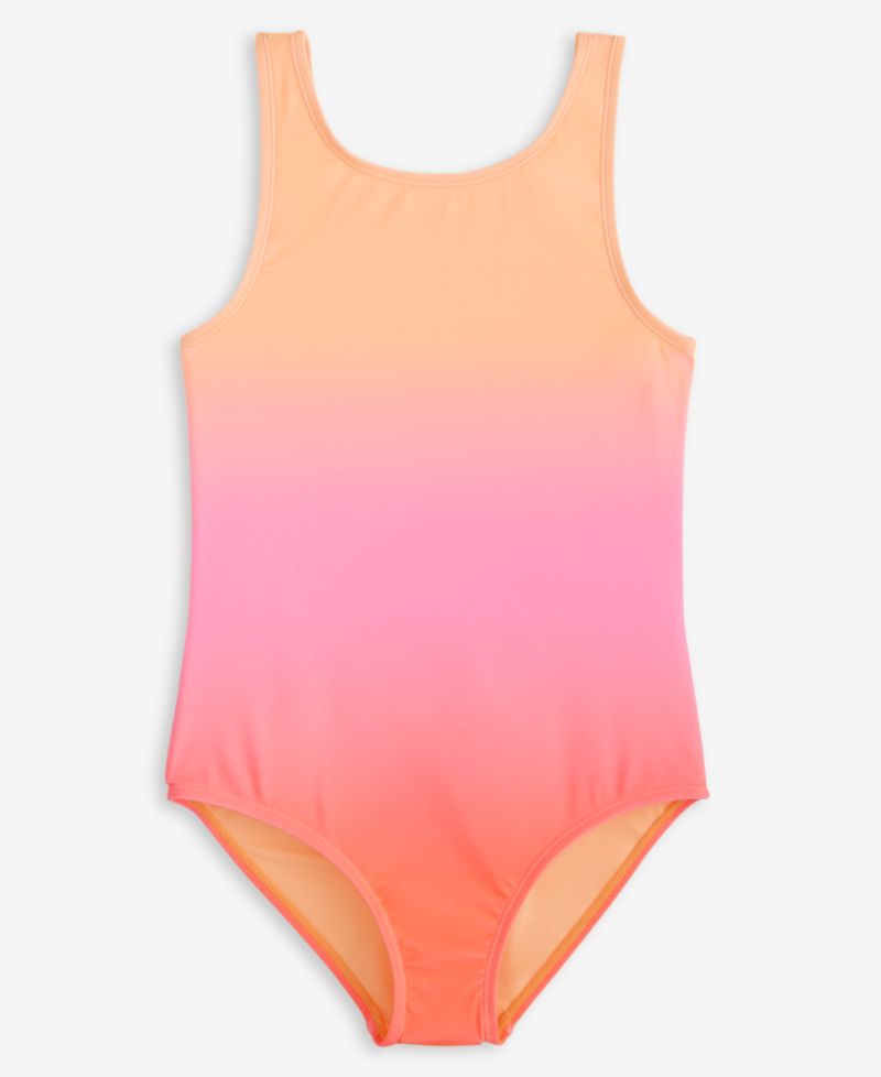 Girls' XS-XL Ombr&eacute; One-Piece Swimsuit