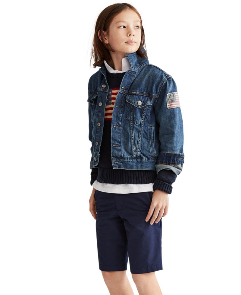 Toddler, Little and Big Boys Cotton Denim Trucker Jacket