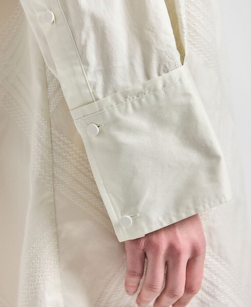 Women's Piper Embroidered Point Collar Shirt Dress