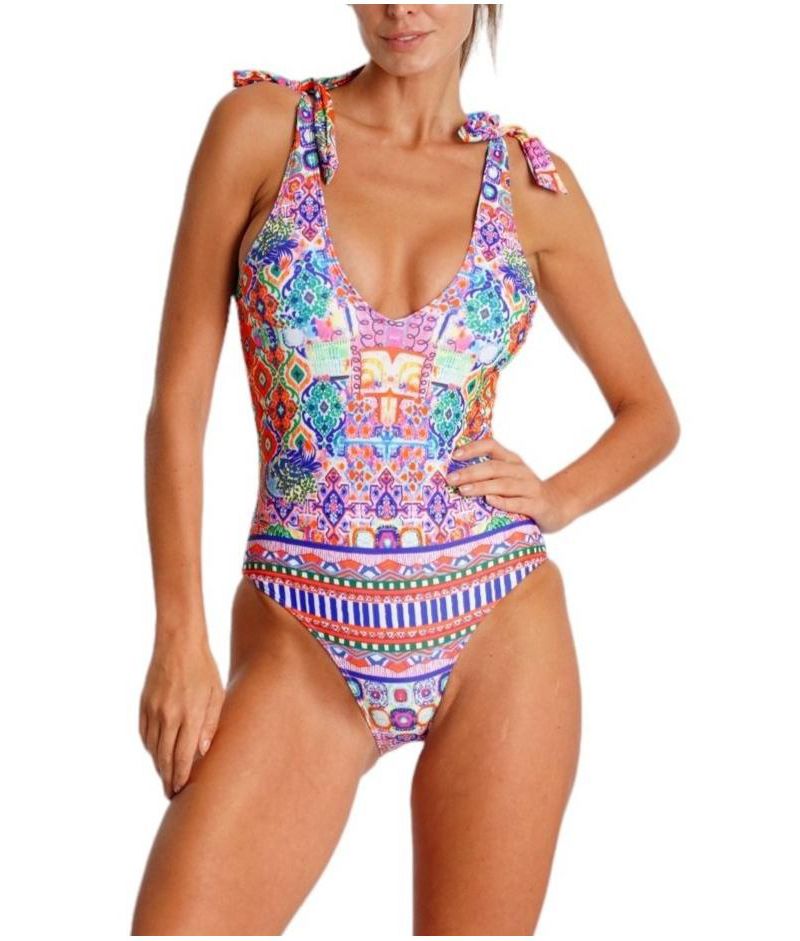 Women's Wrap One Piece Swimsuit