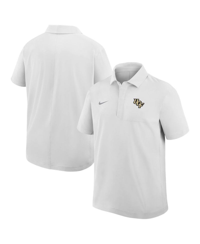 Men's White UCF Knights 2025 Sideline Dri-FIT Polo Shirt