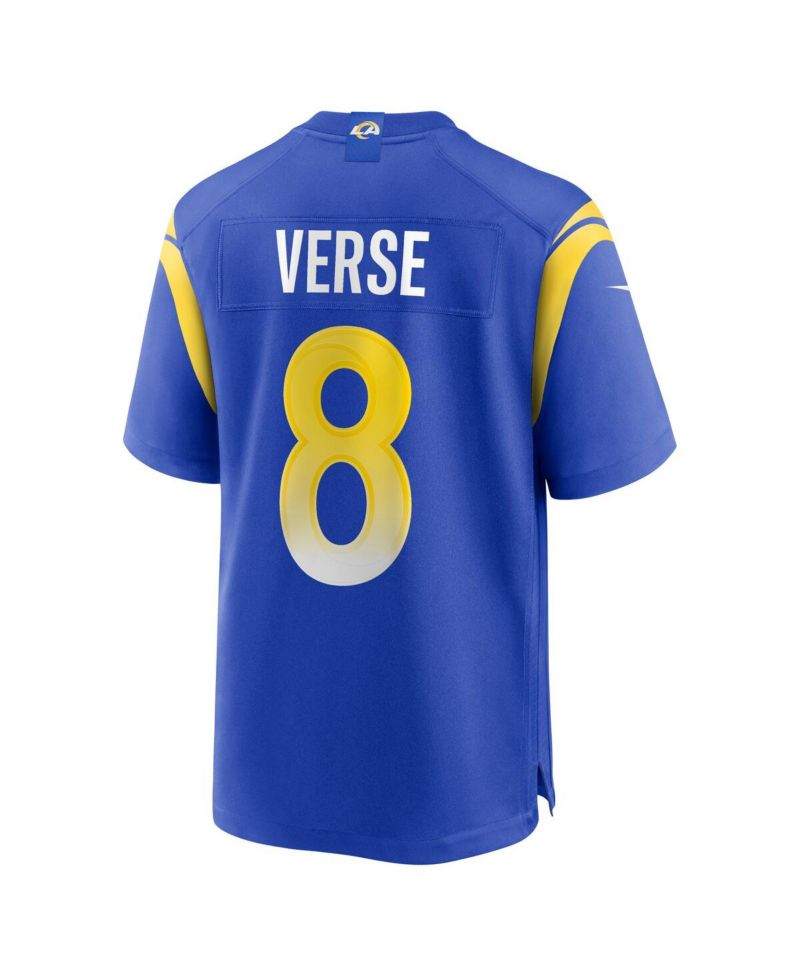 Men's Jared Verse Royal Los Angeles Rams Player Game Jersey