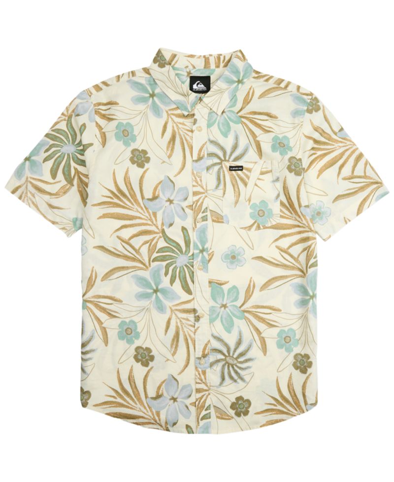 Men's Printed Classic-Fit Short-Sleeve Shirt