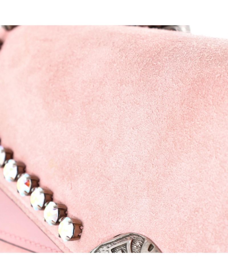 Small Dionysus Bag Crystal Embellished Suede