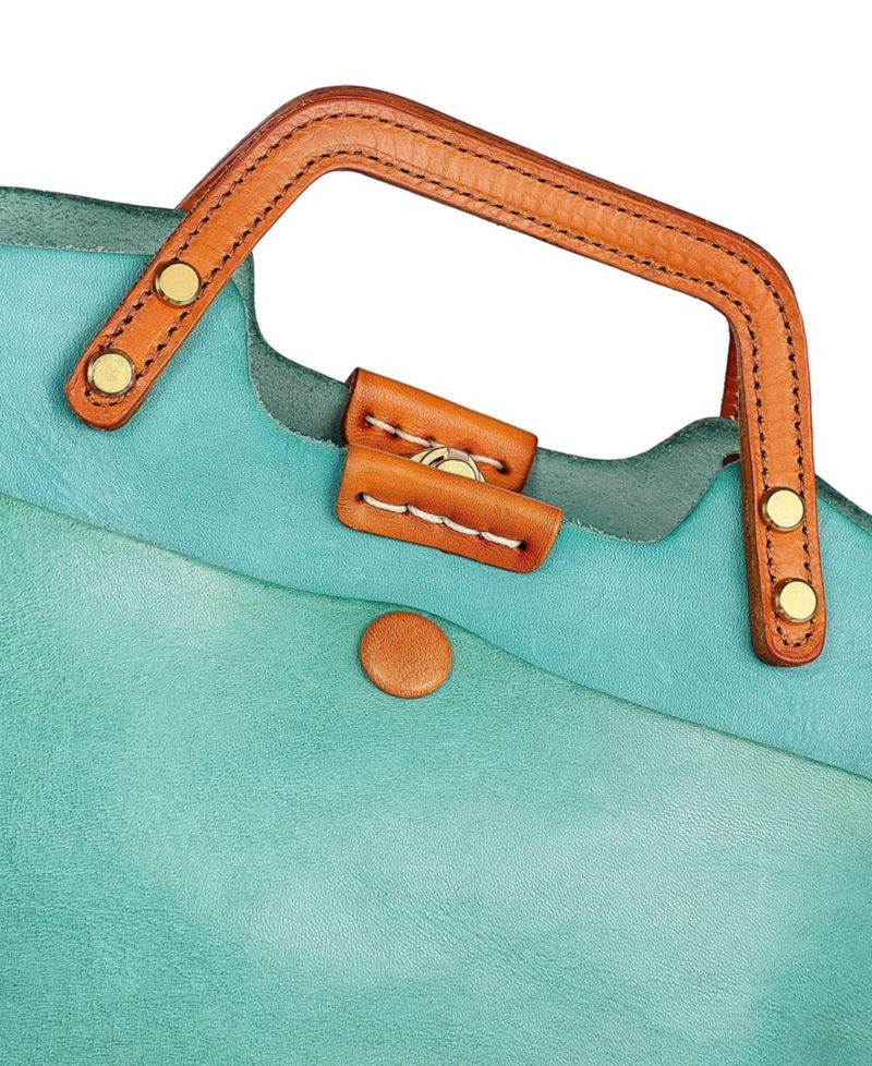 Women's Genuine Leather Sprout Land Mini Tote Bag