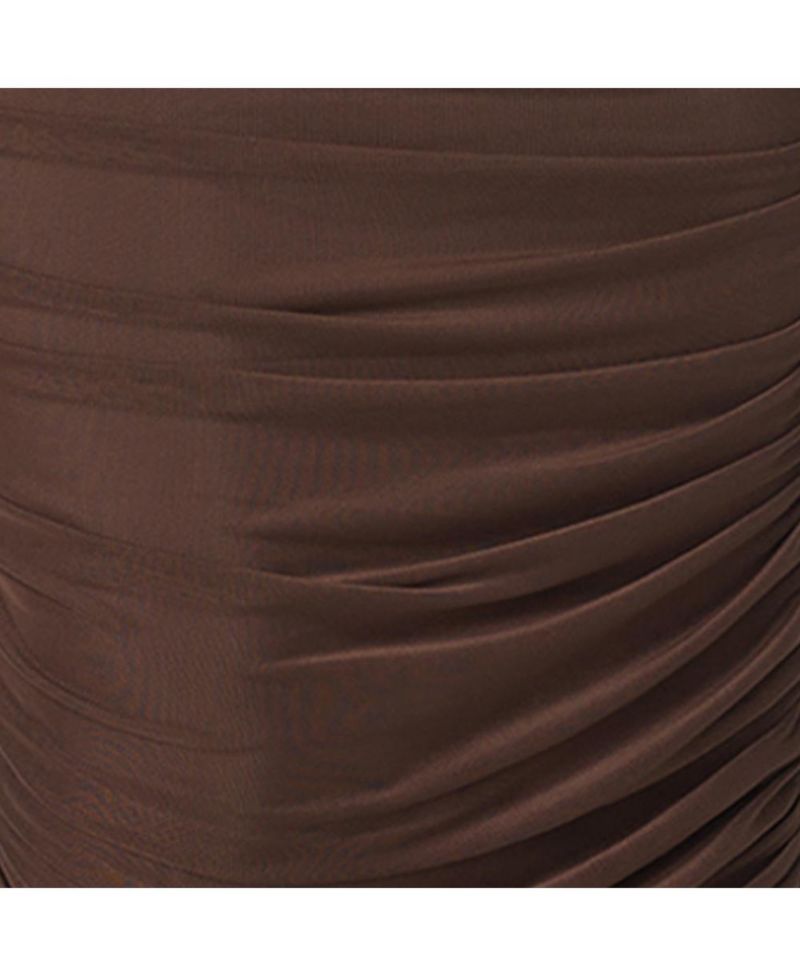 Women's Ruched Midi Dress