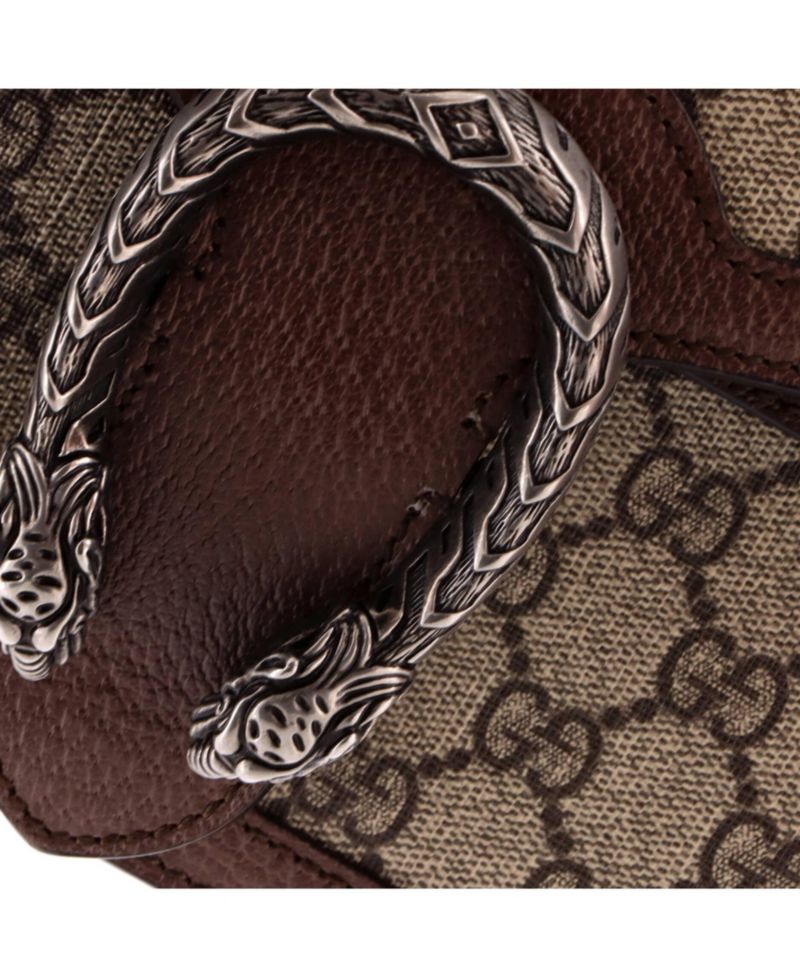 Small Dionysus Top Handle Chain Bag GG Coated Canvas