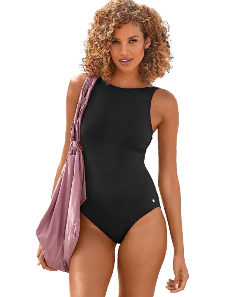 Women's Open Back One-Piece Adjustable One-Piece Swimsuit