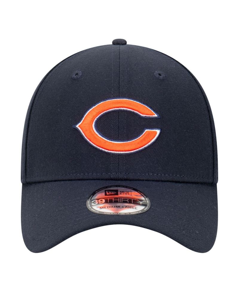 Men's Navy Chicago Bears Core Team 39THIRTY Flex Hat