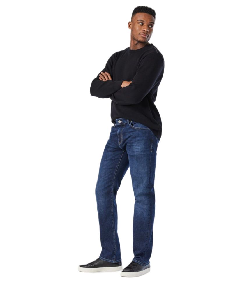 Men's Marcus Dark-Rinse Slim Straight-Leg Jeans