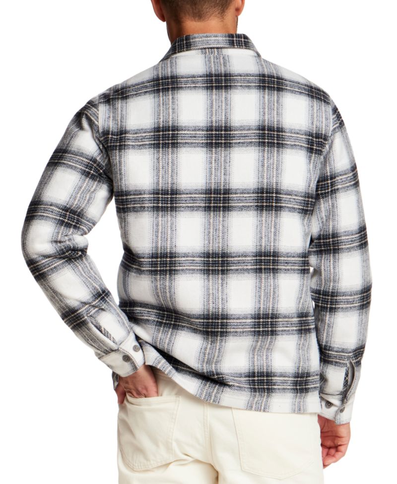 Men's Faux Wool Shirt Jacket