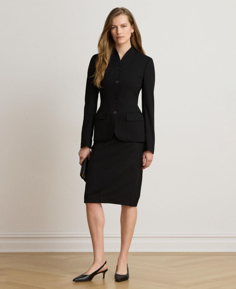 Women's Back Vent Pencil Skirt