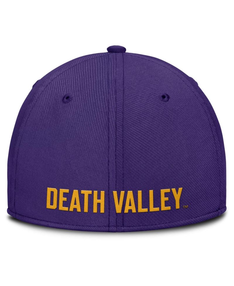 Men's Purple LSU Tigers Rise SwooshFlex Dri-FIT Hat