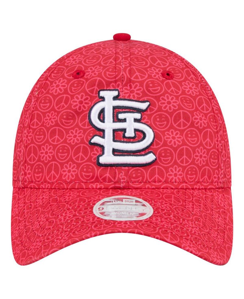 Women's Red St. Louis Cardinals Don't Worry 9TWENTY Adjustable Hat