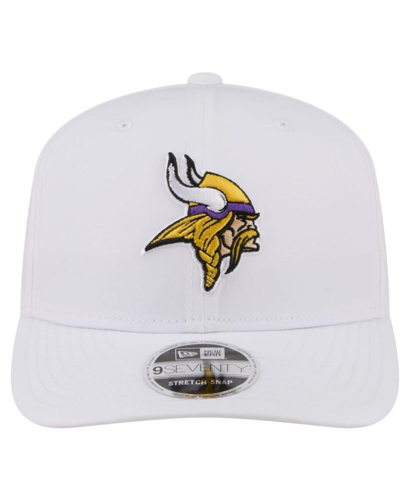 Men's White Minnesota Vikings Name Plate 9SEVENTY Adjustable Hat