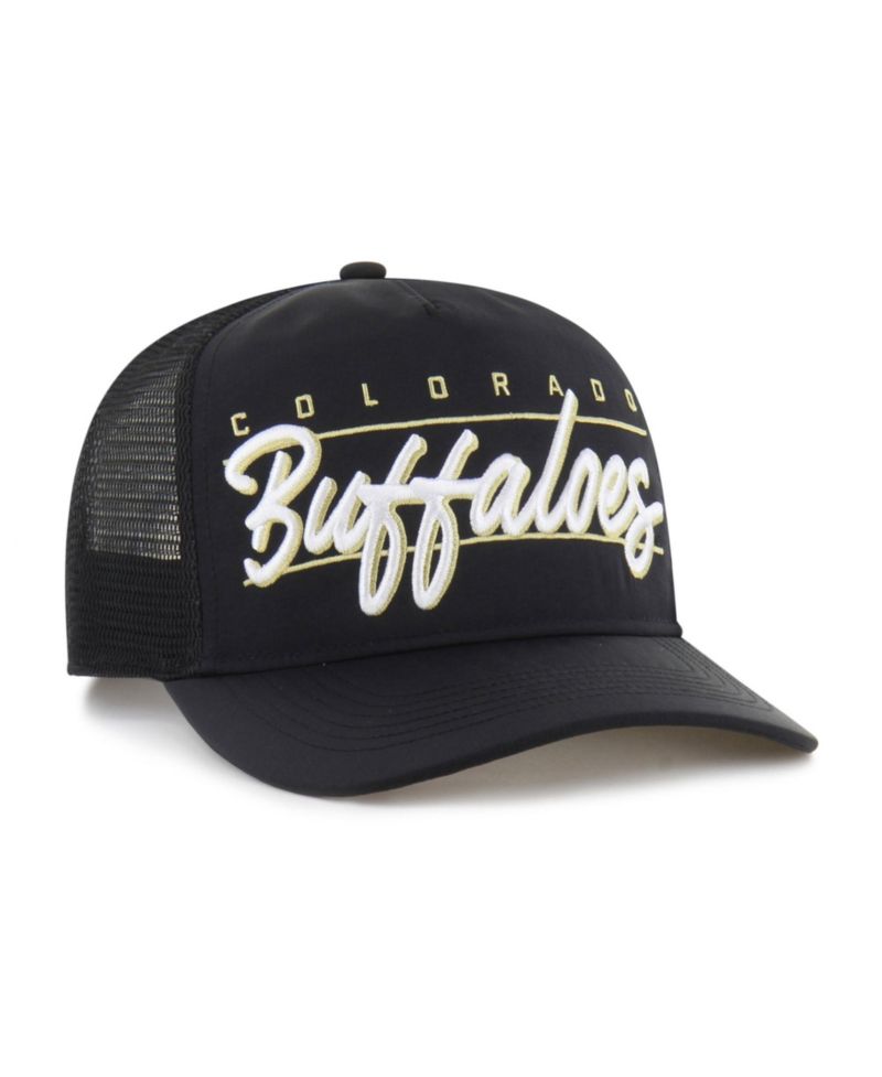 Men's and Women's '47 Black Colorado Buffaloes brrr&deg; Condor Mesh Hitch Adjustable Hat