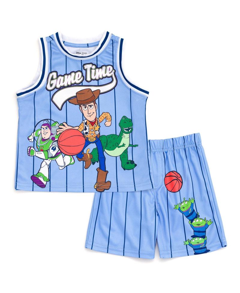 Mickey Mouse Kids & Baby Lightning McQueen Boys Athletic 2-Piece Tank Top and Shorts Set