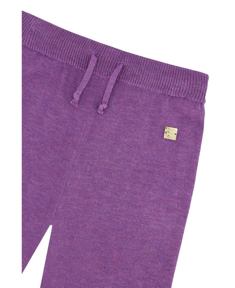 Little and Big Girl (6-12) Knitted Wide Leg Pants