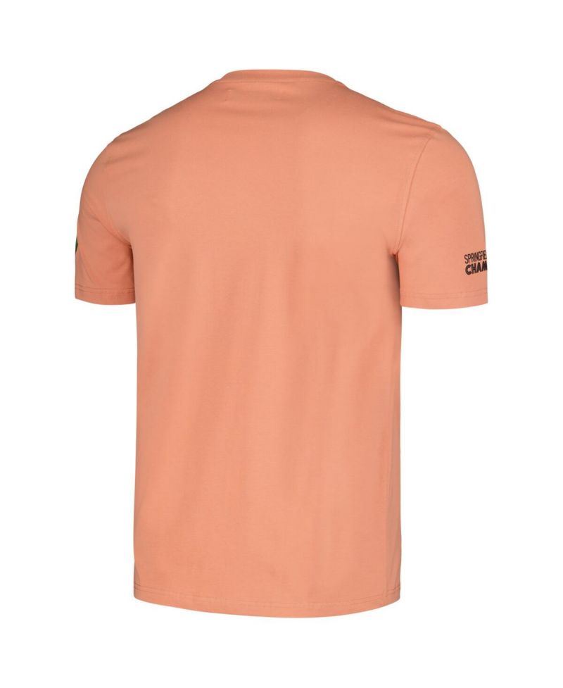 Men's and Women's Orange The Simpsons Racing T-shirt
