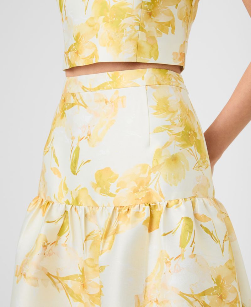 Women's Printed Midi Skirt
