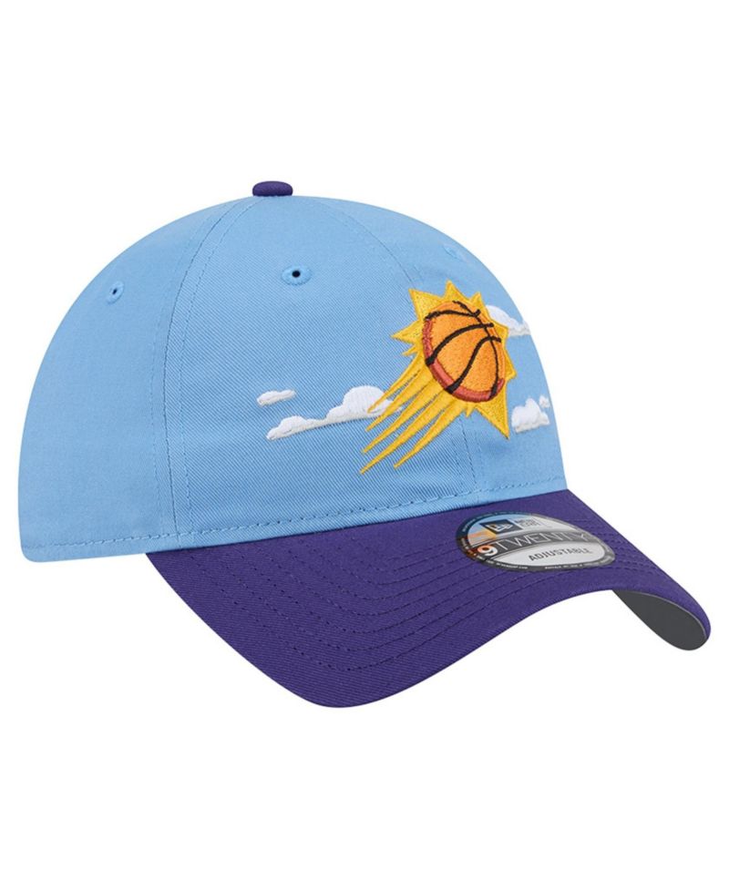 Men's Powder Blue Phoenix Suns Clouds 9TWENTY Adjustable Hat
