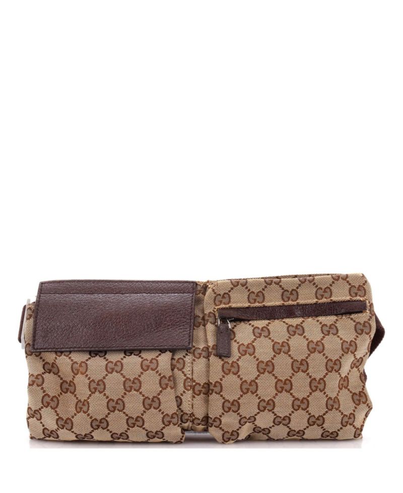 Vintage Double GG Canvas Belt Bag