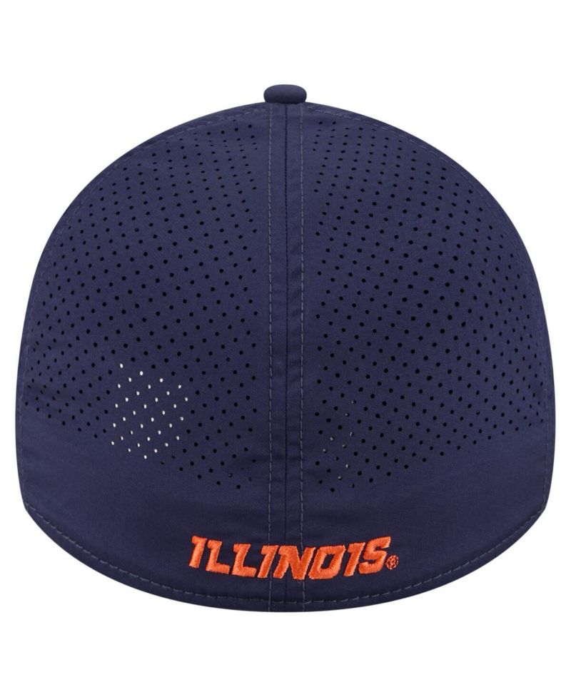 Men's Navy Illinois Fighting Illini Rope 39THIRTY Flex Hat