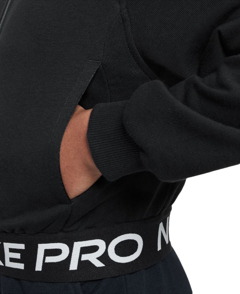 Толстовка с капюшоном на молнии Pro Fleece Dri-FIT для девочек от 7 до 16 лет
