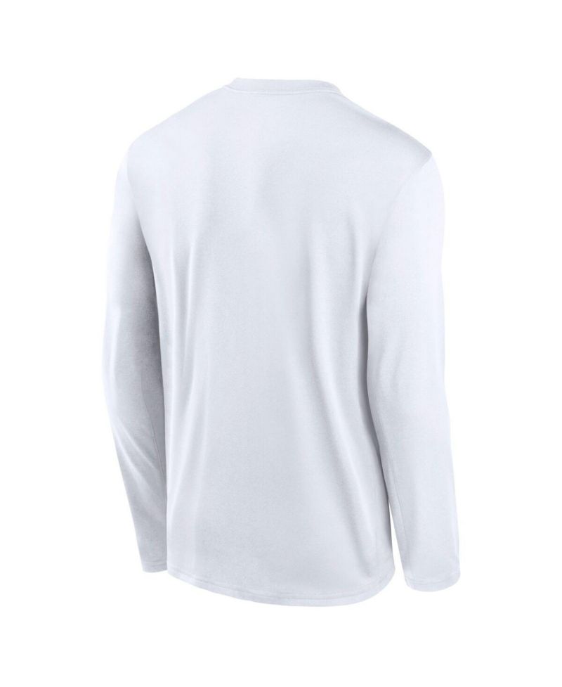 Men's White Kentucky Wildcats 2025 Courtside Basketball Shootaround Legend Dri-FIT Long Sleeve T-Shirt
