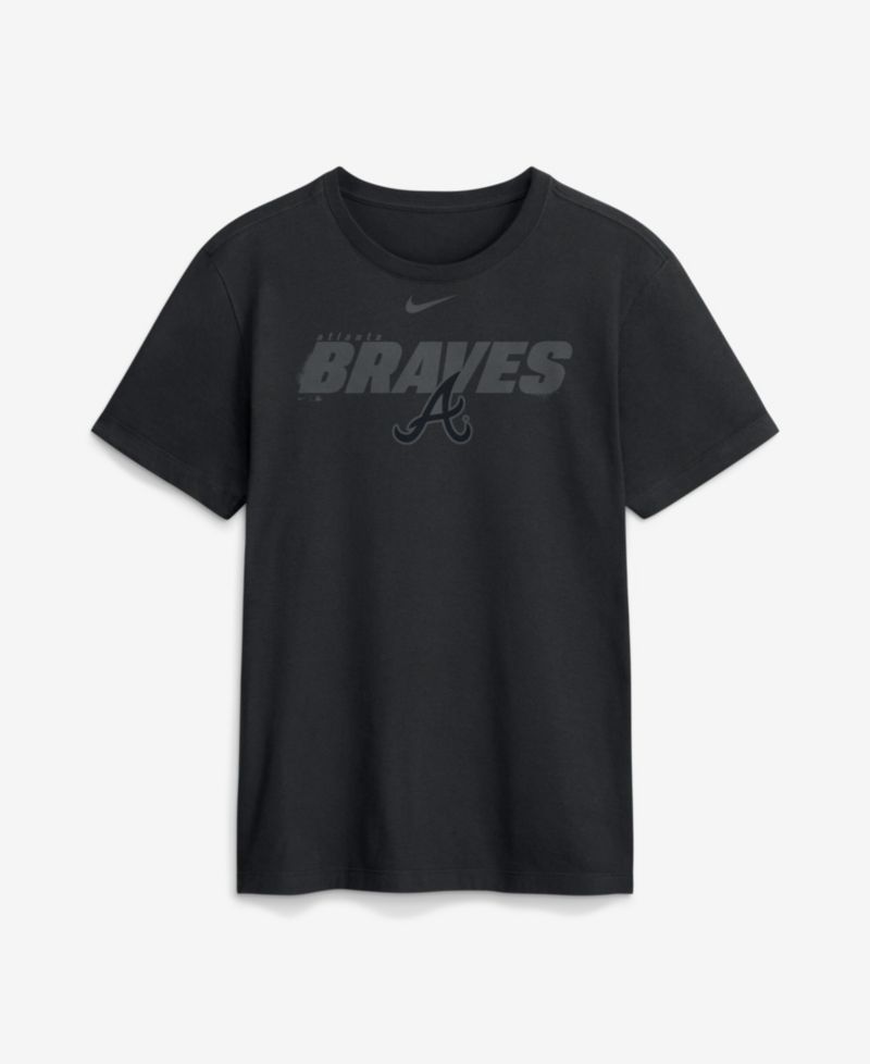 Men's Black Atlanta Braves Tonal Club T-Shirt