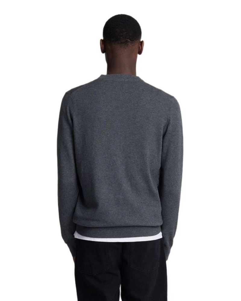 Men's Cotton Merino Crew Neck Sweater