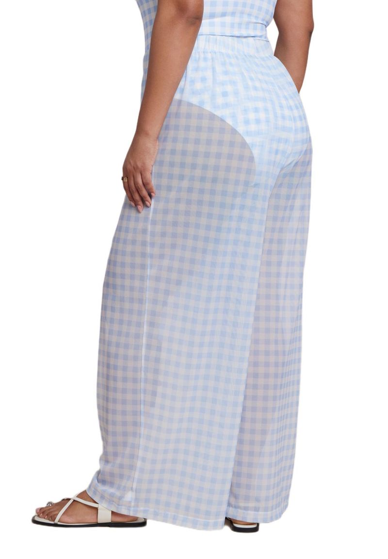 Women's Plus size Wide Leg Cover-Up Pant