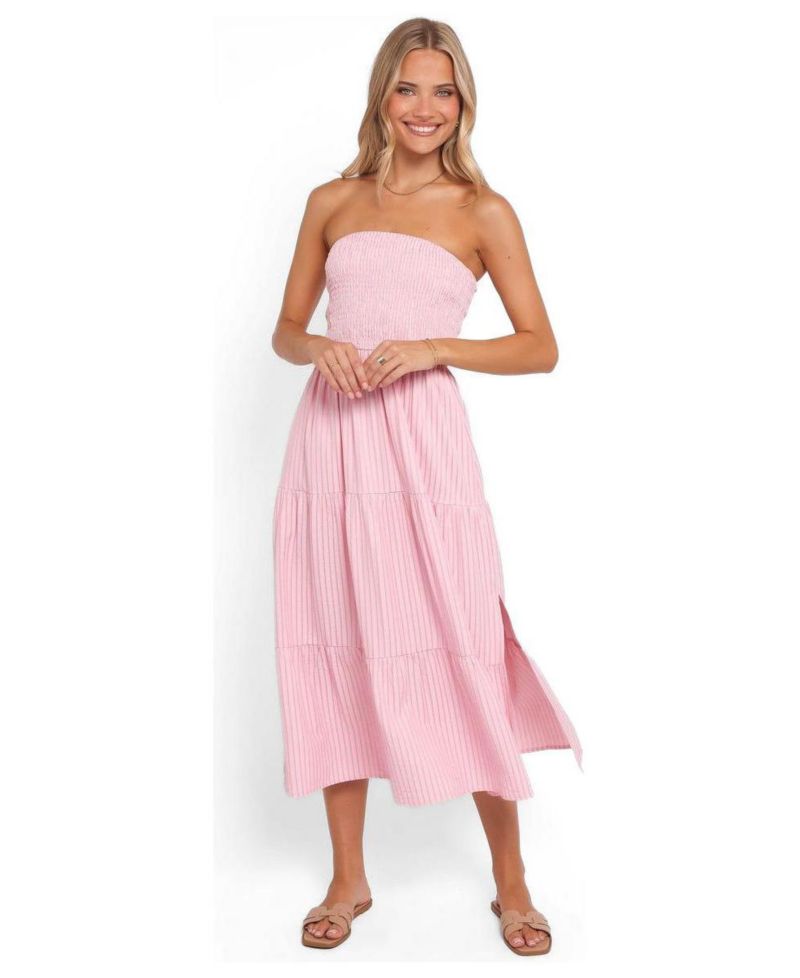 Women's Maisie Strapless A-Line Midi Dress