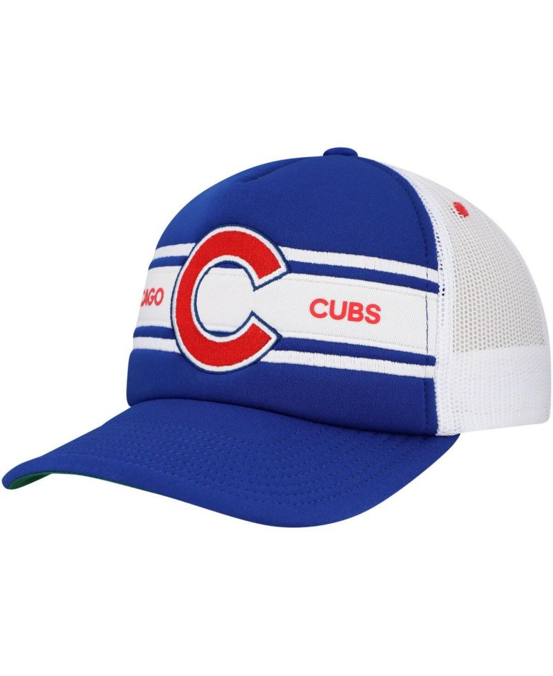 Men's Royal Chicago Cubs Sideline Trucker Adjustable Hat