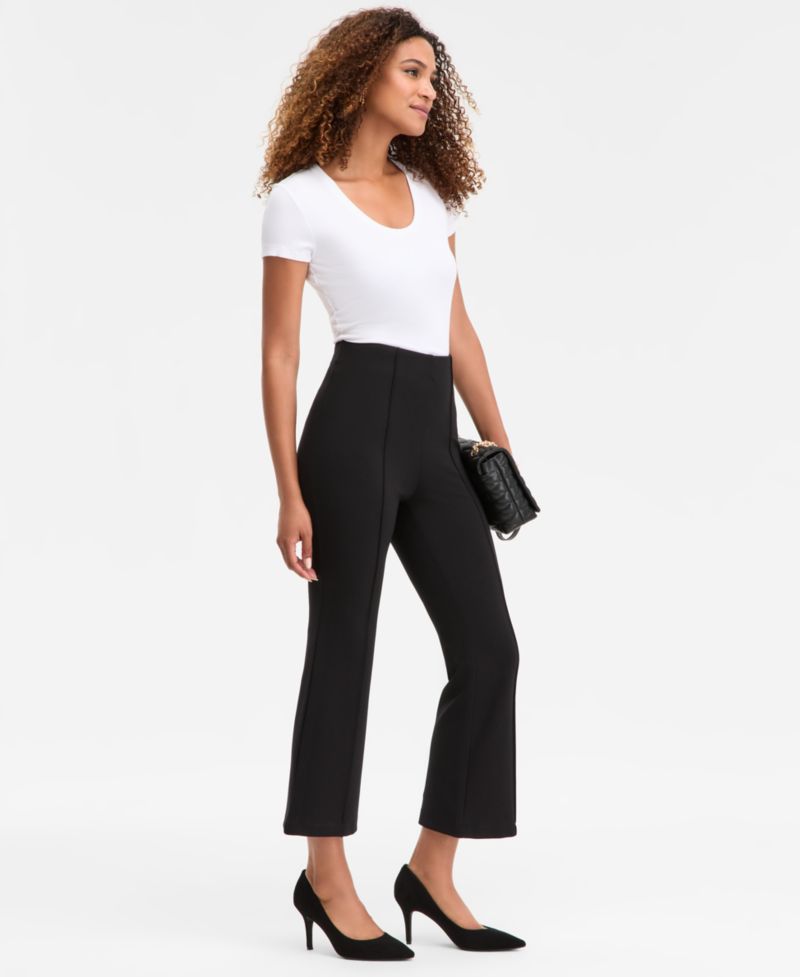 Women's High-Rise Ponte Kick Flare Pants