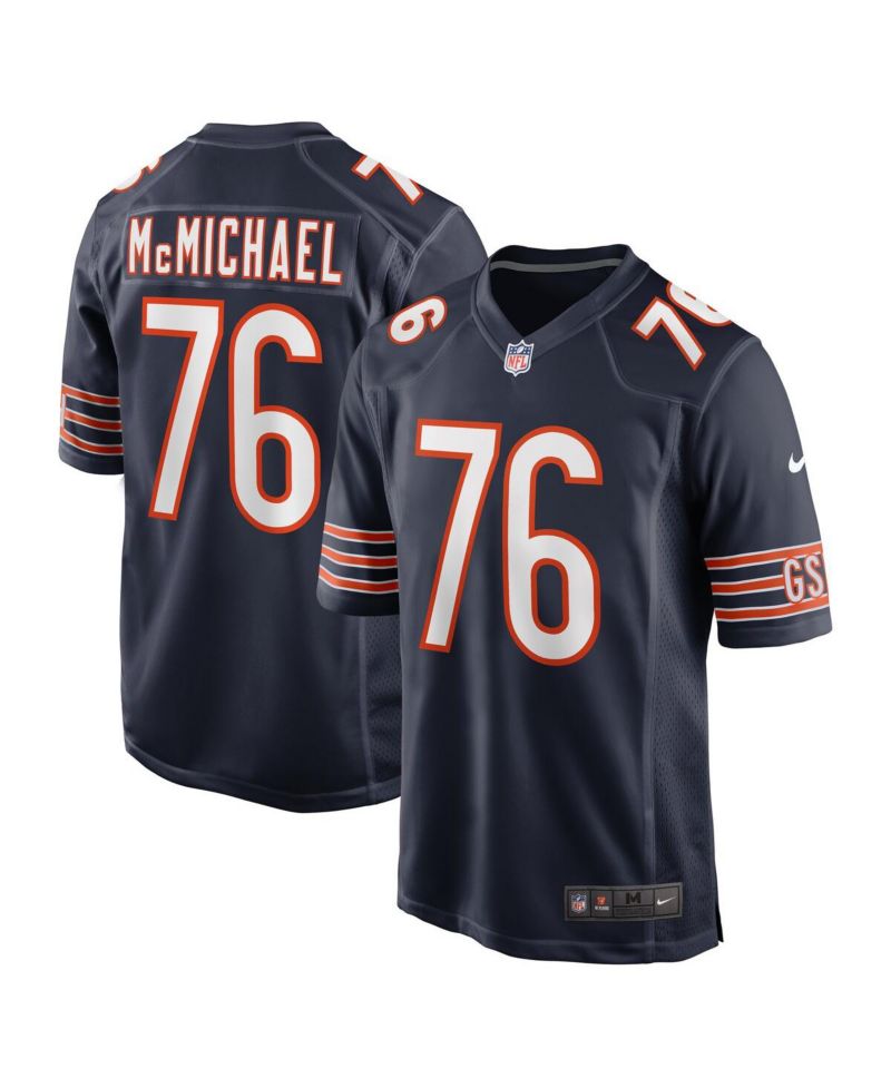 Men's Steve McMichael Navy Chicago Bears Retired Player Game Jersey