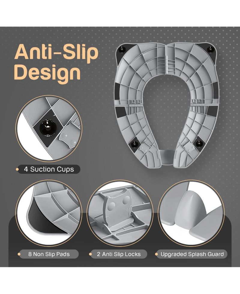 | Folding Travel Toilet Seat Trainer (White)