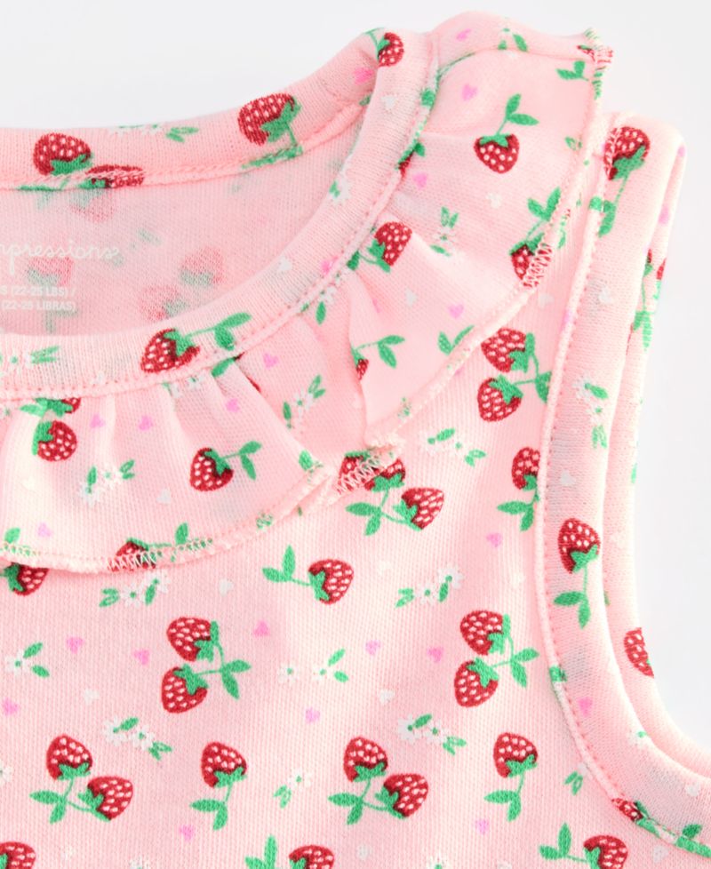 Baby Girls' 0M-24M Strawberry-Print Dress