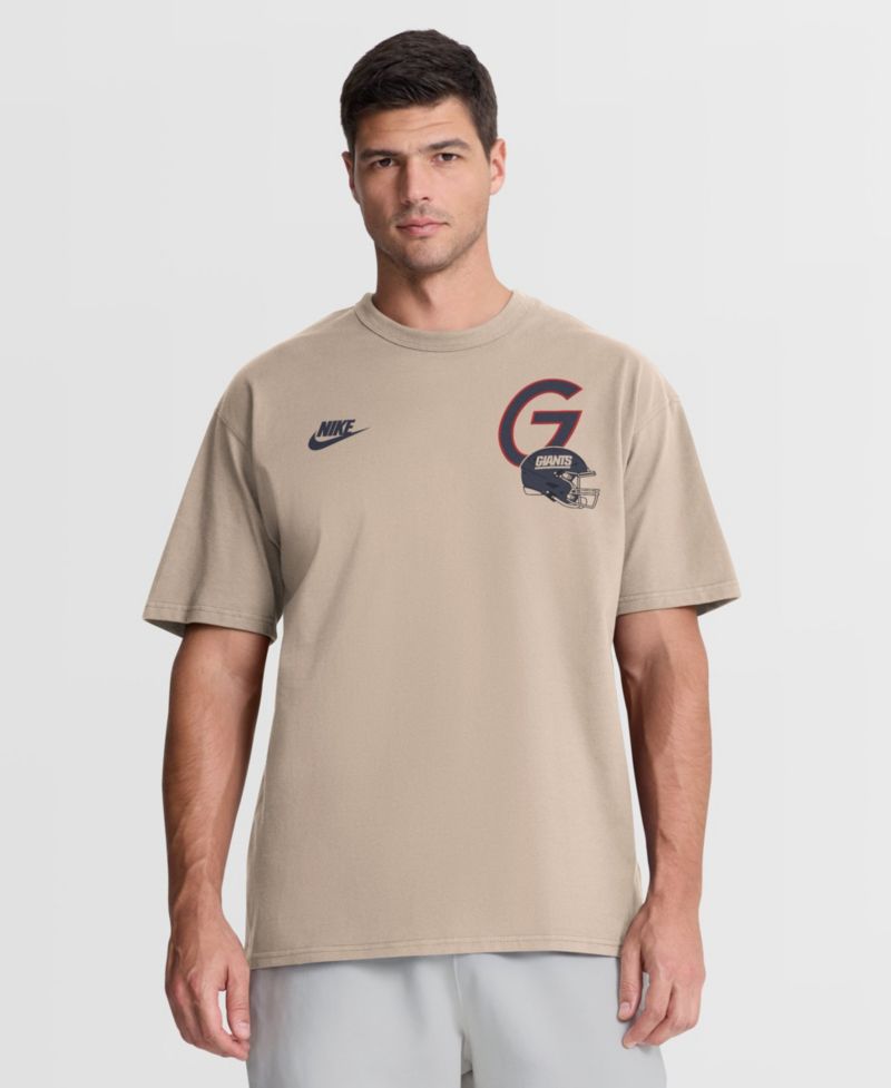 Men's Rewind Max90 New York Giants Relaxed-Fit Heavyweight T-Shirt