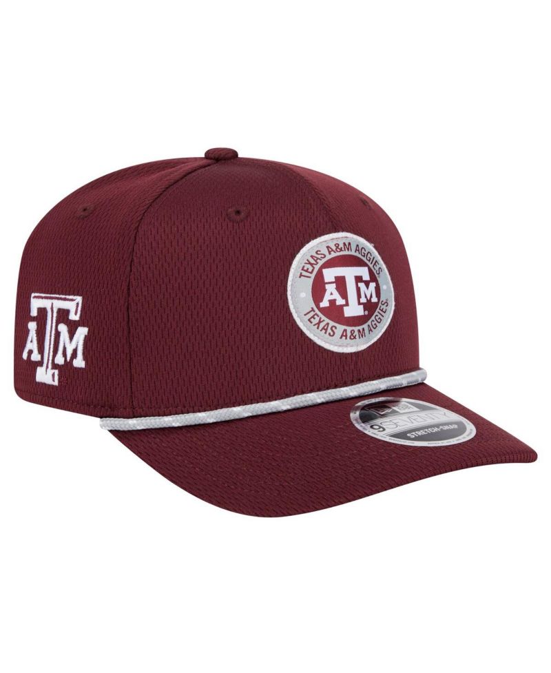 Men's Maroon Texas A&M Aggies COOLERA 9SEVENTY Rope Stretch-Snap Hat