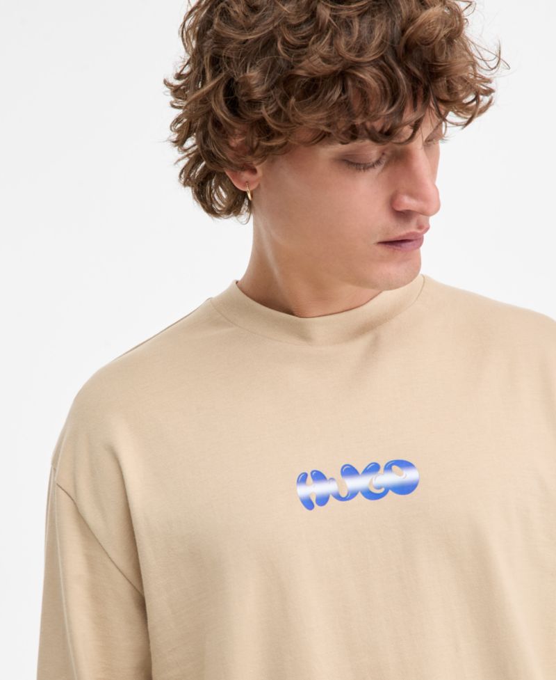Men's Nifting Logo Long-Sleeve Cotton T-Shirt